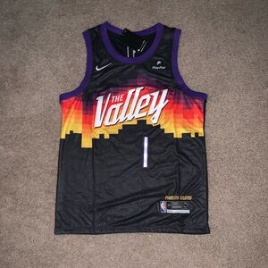 Devin Booker Phoenix Suns Jersey  Black and Purple 'The Valley' Jersey